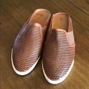 Frye Melanie Leather Mules- great condition!